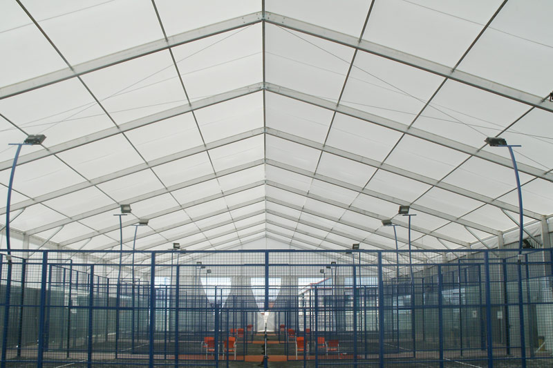 Padel court canopy in Cordoba