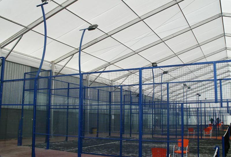 Padel court canopy in Cordoba