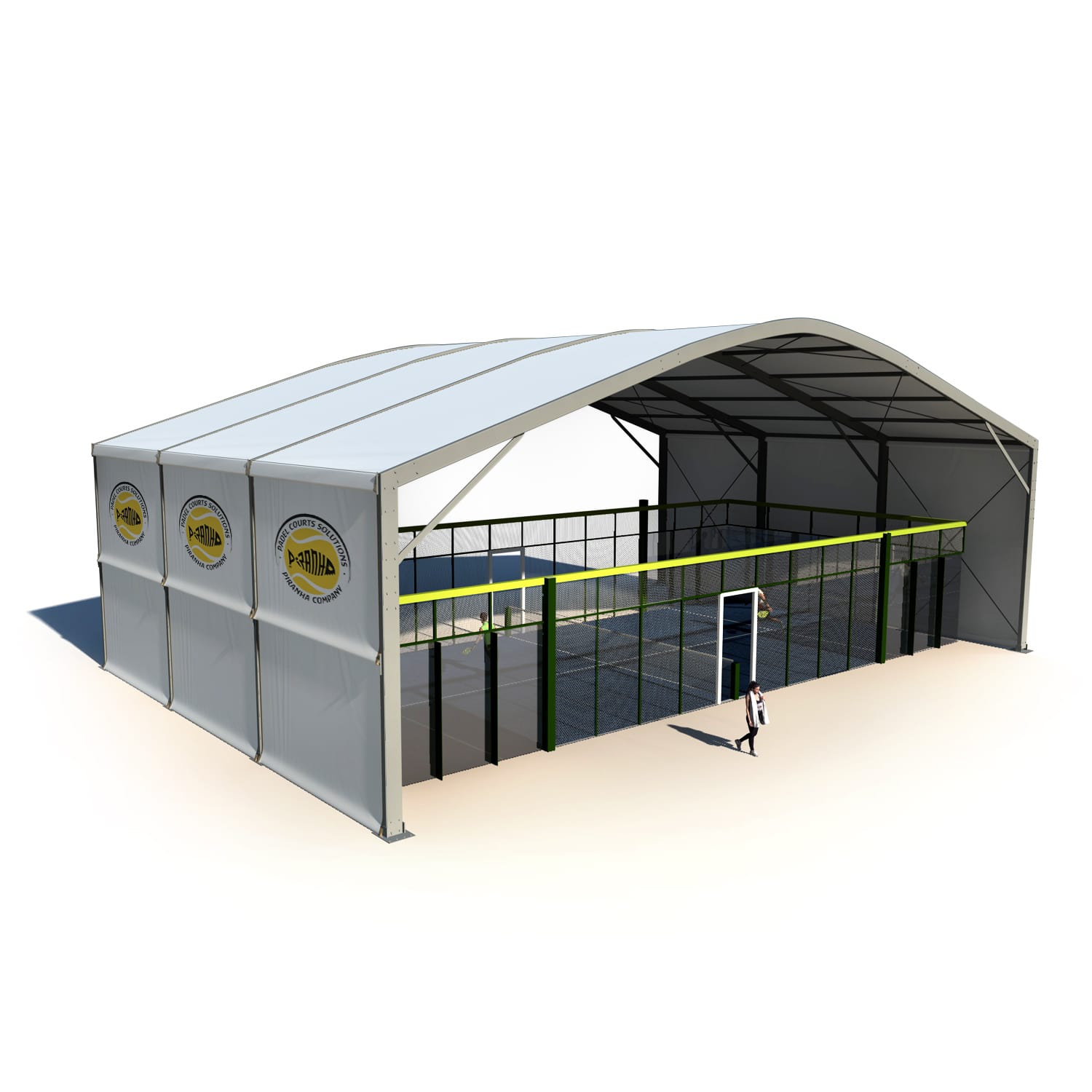 Padel court canopy C20x15x7-c