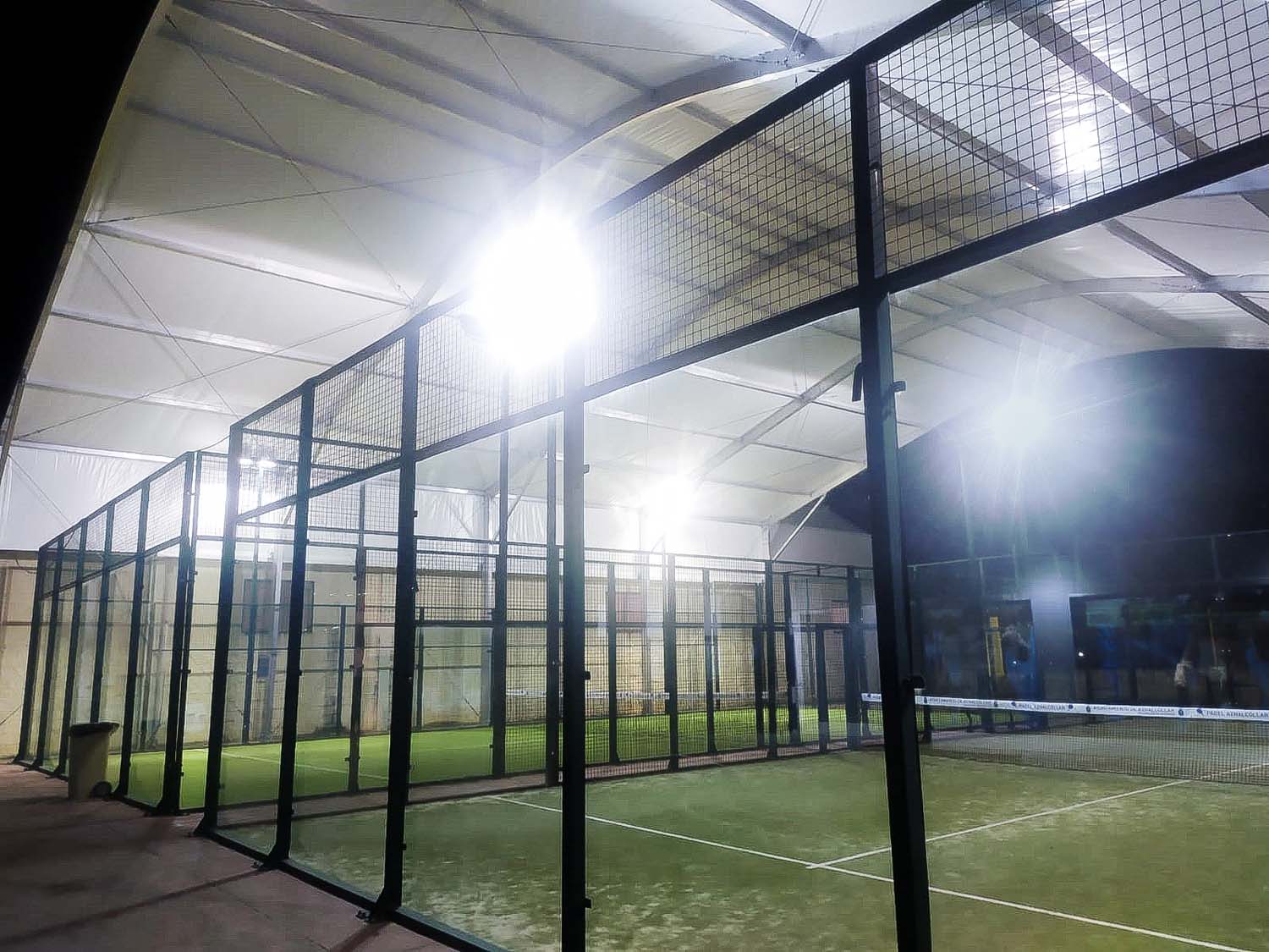 Padel court canopy in Sevilla