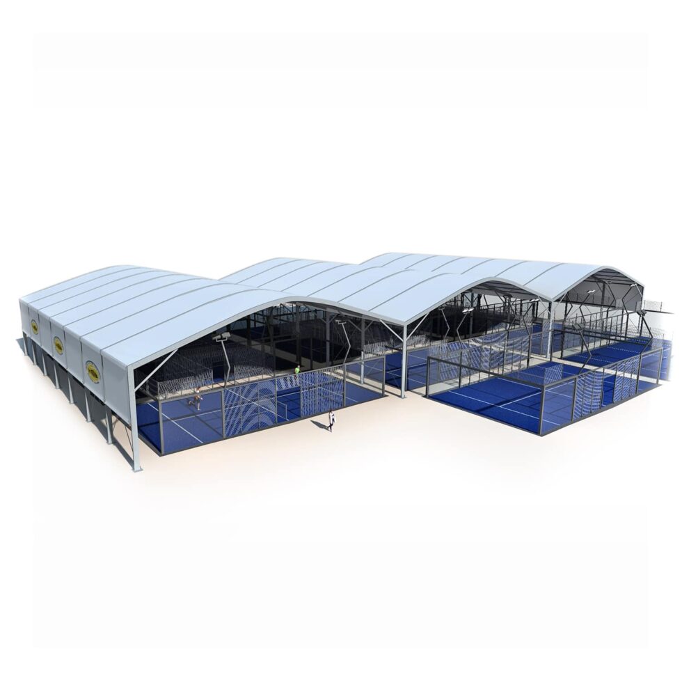 Padel court canopy