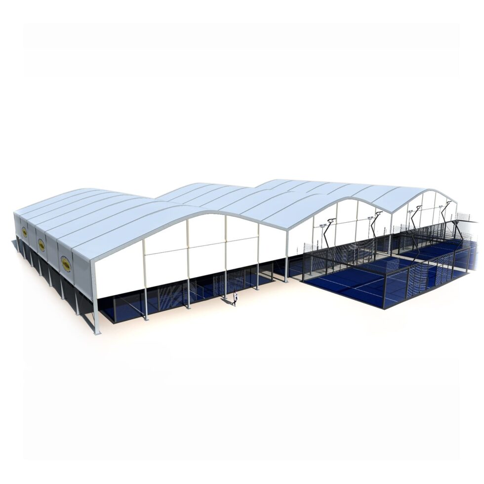 Padel court canopy