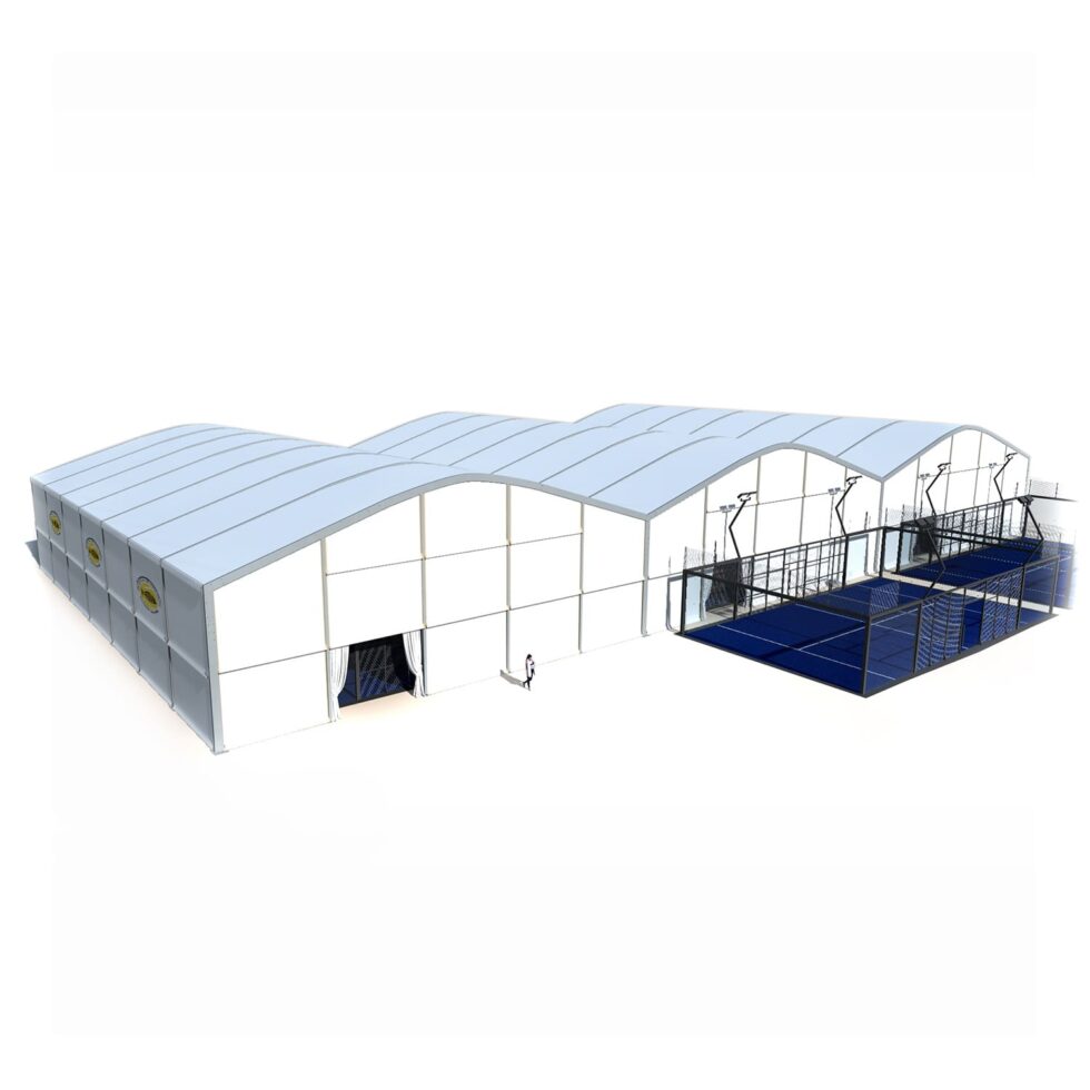 Padel court canopy