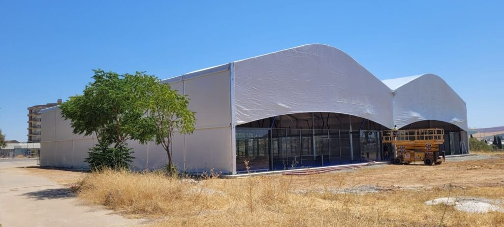 Canopies for padel courts in Cordoba, Spain