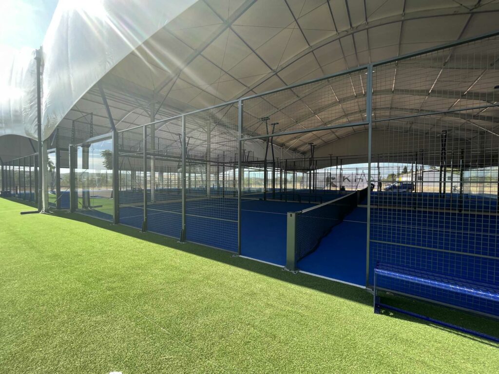 Canopies for padel courts in Cordoba, Spain