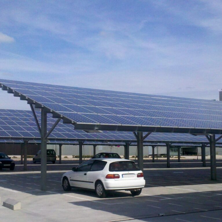 PV solar parking