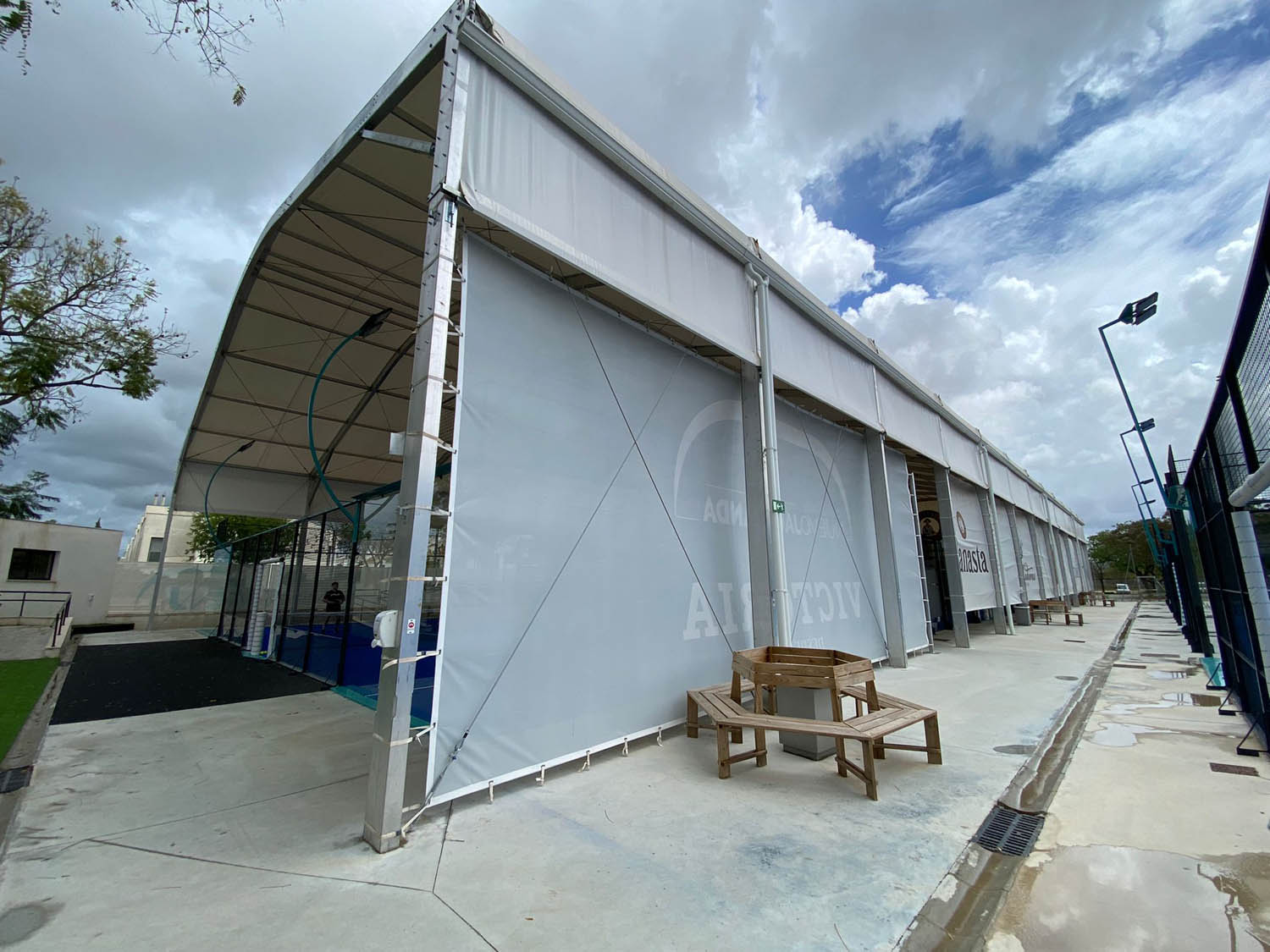 Canopies for padel courts in Jerez de la Frontera, Spain