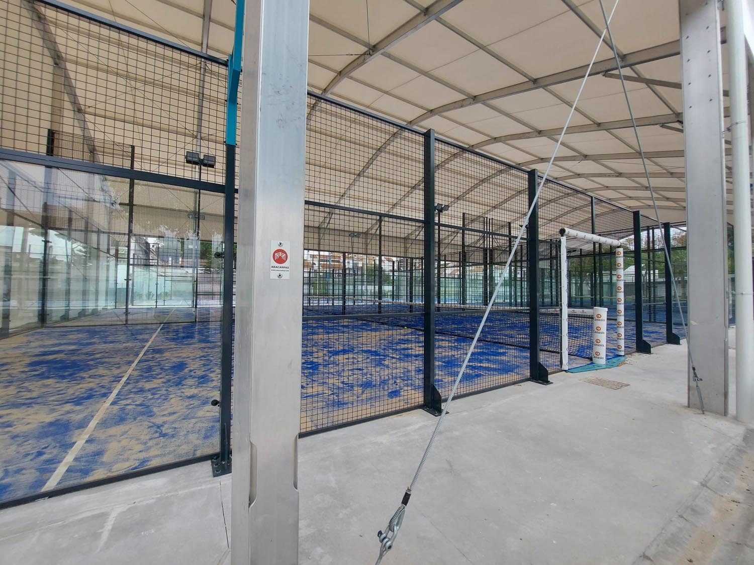 Canopies for padel courts in Jerez de la Frontera, Spain