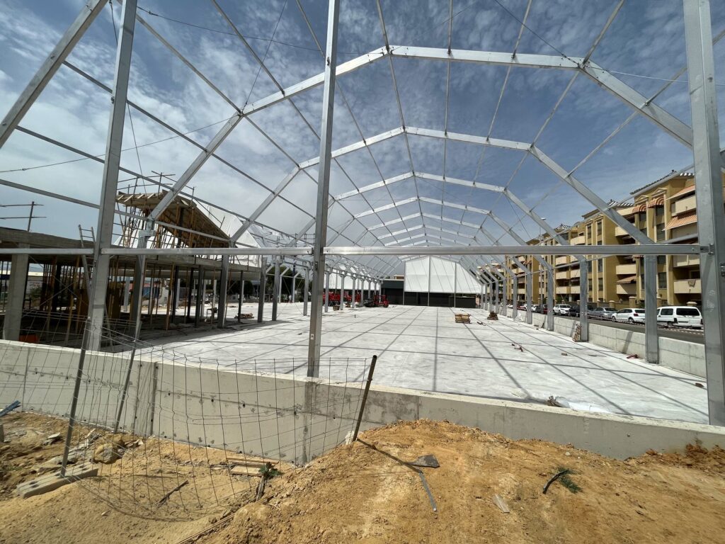 Two canopies for padel in Algeciras