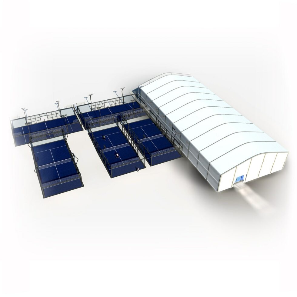 Padel Court Canopy CV24x60x7