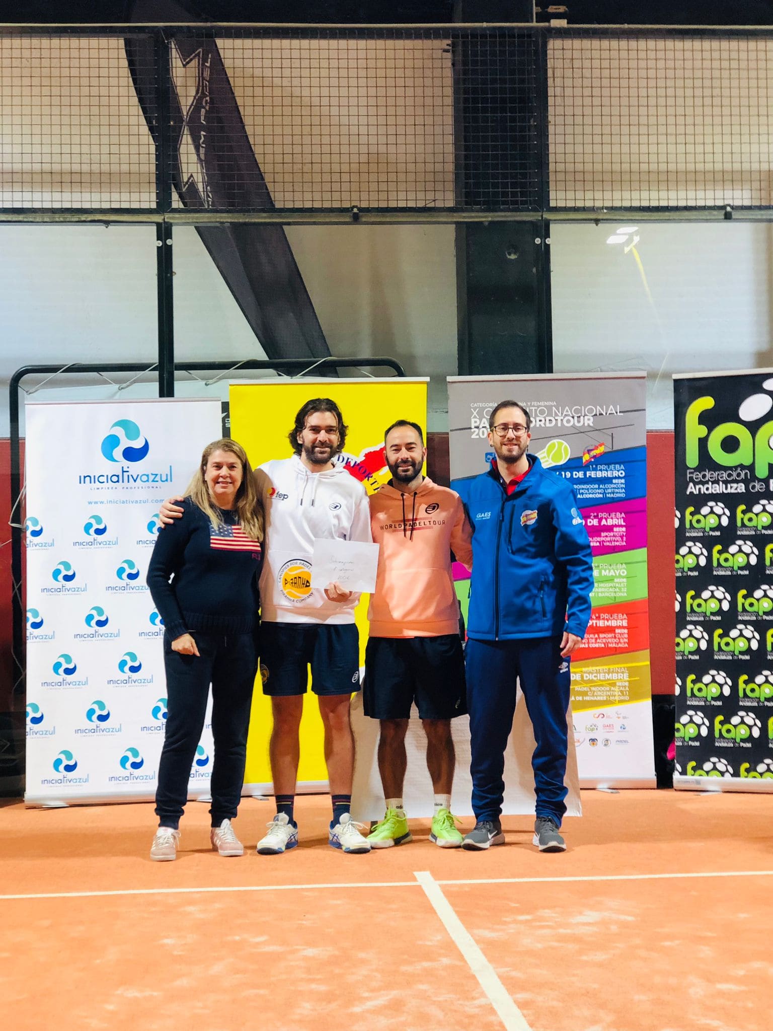 Sponsorship of professional deaf padel player